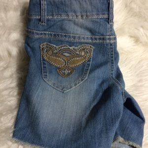 Mossimo Embroidered Shorts Fit 6